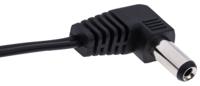 656-3850 RS PRO Right Angle 2.1mm DC Power Plug to Unterminated Power Cord, 1.8m