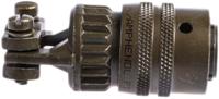pt06a-10-6psr Amphenol Industrial, PT, Copper Alloy 6 Way Cable Mount MIL Spec Circular Connector PlugGreen, Pin Contacts,Shell Size