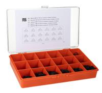 756-034 RS PRO Metric O-Ring Kit Nitrile, Kit Contents 510 Pieces