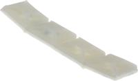 666-751 RS PRO Self Adhesive Natural Cable Tie Mount 13 mm x 13mm, 2.5mm Max. Cable Tie Width