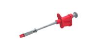 6007-iec-r Electro PJP Alligator Clip, Nickel-Plated Steel Contact, 6A, Red