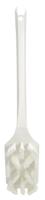41965 Vikan Hard Bristle White Scrubbing Brush, 37mm bristle length, PET bristle material