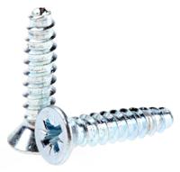 482-7512 RS PRO Bright Zinc Plated Steel Countersunk Head Thread Forming Screw, N°8 x 3/4in Long 19mm Long