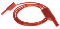 975163101 Hirschmann Test & Measurement, 10A, 1000V ac/dc, Red, 1m Lead Length