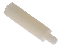 382-951 RS PRO Standoff, M4 x M4 Thread, 25mm Body, Nylon 66, Male/Female, 6mm Stud