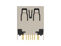 2438987-2 TE Connectivity Straight, Board Mount, Receptacle Type USB 3.2 A USB 3.2 USB Connector
