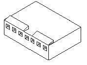 10-11-2123 Molex, KK 254 Female Connector Housing, 2.54mm Pitch, 12 Way, 1 Row