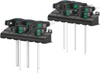 05023451001 Wera 10 piece T Shape Imperial Hex Key Set, 1 x 3/32x150 mm, 1 x 7/64x150 mm, 1 x 1/8x150 mm, 1 x 9/64x150 mm, 1 x