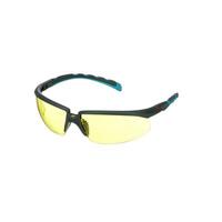 s2003sgaf-bgr 3M Solus Anti-Mist UV Safety Glasses, Amber PC Lens