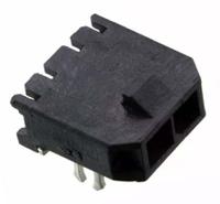 43650-0203 Molex Micro-Fit 3.0 Series Right Angle Through Hole PCB Header, 2 Contact(s), 3 mm Pitch, 1 Row, Shrouded