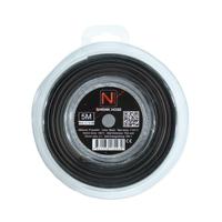 nhs-127-0-5m NEMIQ Heat Shrink Tube, Black 12.5mm Sleeve Dia. x 5m Length 2:1 Ratio, NHS Series