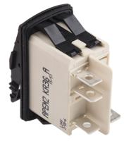 kr362akxja APEM Illuminated SPST, On-On Rocker Switch Panel Mount
