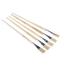 315-2154 Cottam Thin 19mm Synthetic Paint Brush Set with Flat Bristles