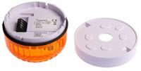 531026full-0979 Eaton Series Amber Flashing Beacon, 9 → 60 V dc, Surface Mount, Xenon Bulb, IP54