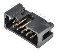 n2510-6002rb 3M 2500 Series Straight Through Hole PCB Header, 10 Contact(s), 2.54 mm Pitch, 2 Row, Shrouded