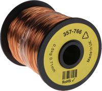 357-766 RS PRO 0.78mm Enamelled Copper Wire, 21 AWG 120m Reel