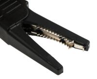 669755-21 Staubli Crocodile Clip 4 mm Connection, Brass Contact, 32A, Black