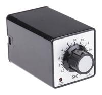 2bde20slp240vac Tempatron Plug In Timer Relay, 240V ac, 2-Contact, 0.5 → 20s, 1-Function, DPDT