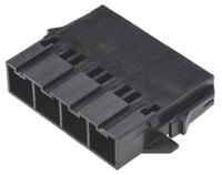 42818-0412 Molex, Mini-Fit Sr Male Connector Housing, 10mm Pitch, 4 Way, 1 Row