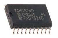 74hc574d652 Nexperia 74HC574D,652 Octal D Type Flip Flop IC, 3-State, 20-Pin SOIC