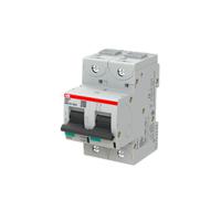 2ccg001229r0001 ABB High Performance S800S MCB, 2P, 80A Curve C, 400V AC, 250V DC, 50 kA Breaking Capacity