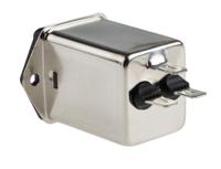 fn261-4-06 Schaffner 4A, 250 V ac Male Panel Mount IEC Filter FN261-4-06, Faston 1 Fuse