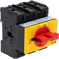 045845-p3-63ivs-rt Eaton 3 Pole Panel Mount Isolator Switch - 63A Maximum Current, 30kW Power Rating, IP30 (Front)