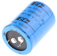 mal205657103e3 Vishay 10000μF Aluminium Electrolytic Capacitor 40V dc, Snap-In - MAL205657103E3