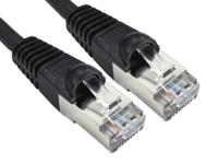 251-5257 RS PRO, 30m Cat6a, Black RJ45 to Male RJ45 Male, S/FTP Shielded, Terminated LSZH Sheath
