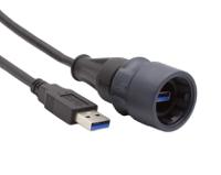 pxp6040aa33m00 Bulgin USB 3.0, Male USB to Male USB, 1.5 → 480Mbps, 3m