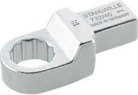 58624044 STAHLWILLE 732a Series Crow Ring Insertion Ring Spanner, 34.5 mm, 14 x 18mm Insert, Chrome Plated Finish