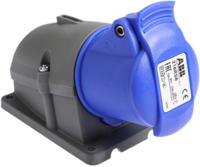 2cma193098r1000-216rs6 Amphenol Industrial, Easy & Safe IP44 Blue Wall Mount 2P + E Right Angle Industrial Power Socket, Rated At 16A, 230 V