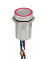 cpb1110000ngss APEM Capacitive Switch Momentary,Illuminated, Green, Red, NPN, IP68, IP69K