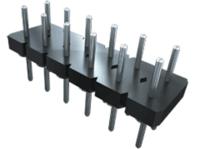 bdl-104-g-e Samtec BDL Series Pin Header, 8 Contact(s), 2.54 mm Pitch, 2 Row, Unshrouded
