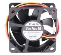 9s0612m4011 Sanyo Denki San Ace 9S Series Axial Fan, 12 V dc, DC Operation, 24m³/h, 840mW, 70mA Max, 60 x 60 x 25mm