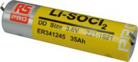 221-1621 RS PRO Lithium Thionyl Chloride 3.6V, DD Battery