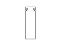 1set411011r0000 PVC Cable Trunking Accessory, 25 x 80mm