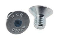 483-9919 RS PRO Bright Zinc Plated Steel Hex Socket Countersunk Screw, DIN 7991, M8 x 12mm