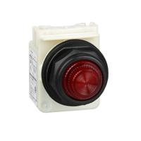 9001skp1r31 Schneider Electric, 9001SK, Panel Mount Red Incandescent Pilot Light, 30mm Cutout, IP66, Round, 110 → 120V ac