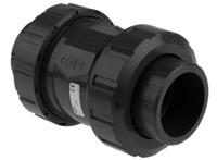 161561066 Georg Fischer PVC-U Single Check Valve 1 1/2in, 16 bar