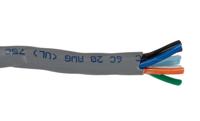18966c-sl005 Alpha Wire Alpha Essentials Communication & Control Control Cable, 6 Cores, 0.56 mm² 20 AWG, Unscreened, 30 m, Grey