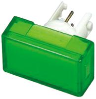 a3dj-500gy Omron Green Rectangular Push Button Lens for Use with A3D Series