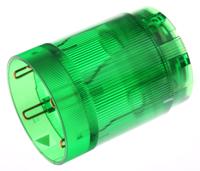 84620000 Werma 846 Series Green Steady Effect Beacon Unit, 12 → 230 V ac/dc, AC, DC, IP54
