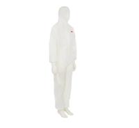 4520wm 3M White Coverall, M