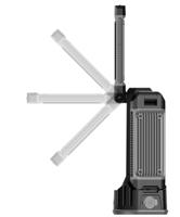 276-1118 RS PRO Portable Floodlight, 66 LED, 70 W, 700 lm, 1200 lm, 2000 lm, IP54, 5 V