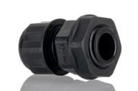 1427ncgm12b Hammond 1427NCG Series Black Nylon Cable Gland, M12 Thread, 3mm min., 7mm max., IP68