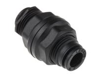 3116-06-00 Legris LF3000 Series Bulkhead Tube-to-Tube Adaptor, Push In 6 mm to Push In 6 mm, Tube-to-Tube Connection Style