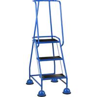 285-112 RS PRO Steel 3 steps Step Ladder, 762mm platform height, 2362mm open length
