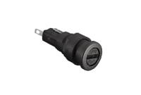 fx0454 Bulgin 10A Panel Mount Fuse Holder for 5 x 20mm Fuse, 1P, 250V ac