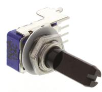 rk11k1120abf Alps Alpine RK11K 50kΩ Rotary Carbon Film Potentiometer, Panel Mount (Through Hole), RK11K1120ABF